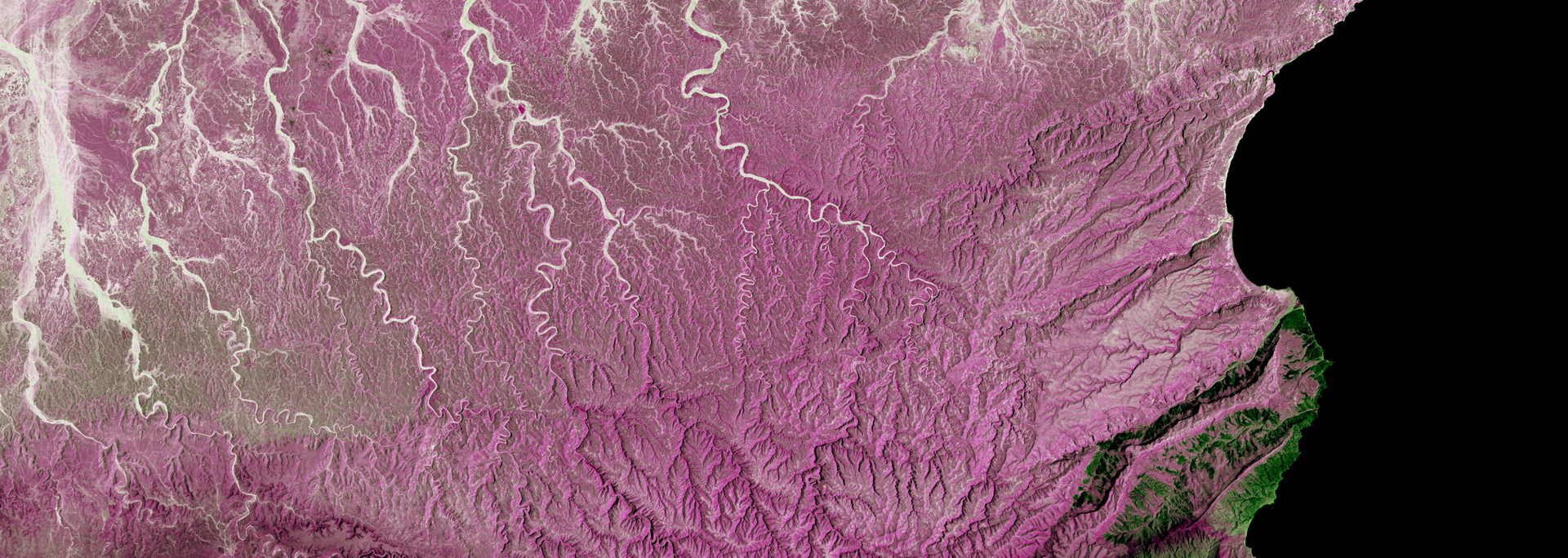 Aerial geography image